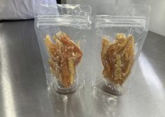 夏みかんピールの袋詰め